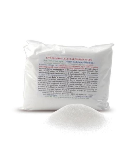 Soufre Organique - MSM, Méthyl-Sulfonyl-Méthane