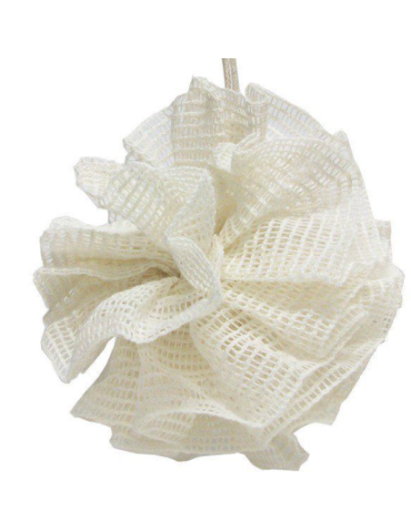 Fleur de bain et douche, naturelle en Ramie / soie végétale