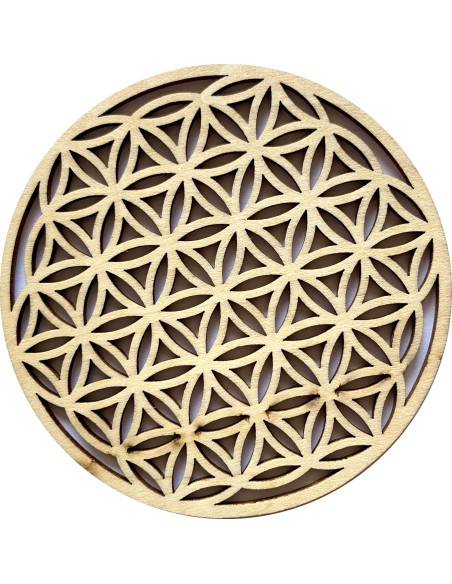 Fleur de vie en bois