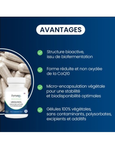 CoQ10 - Ubiquinol Kaneka 100mg - Dynveo