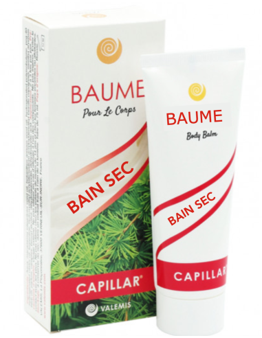 Baume capillar -Bain sec - Circulation capillaire salmanoff