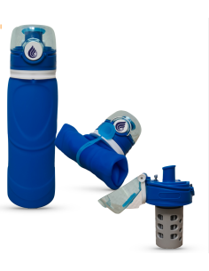 Gourde filtrante 1 litre légère et compressible Performance garantie Osmodyn 2