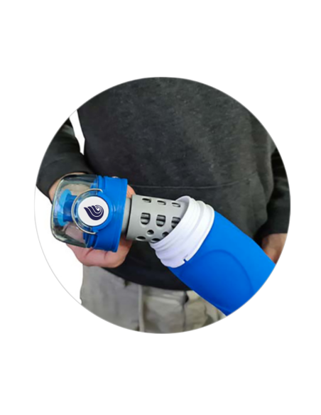 Gourde filtrante 1 litre légère et compressible Performance garantie Osmodyn