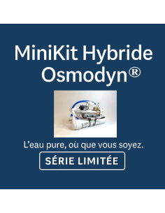 Osmoseur MiniKit Hybride Osmodyn®  à débit direct et usage autonome