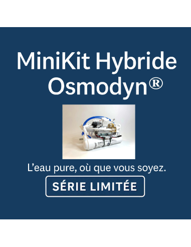 Osmoseur MiniKit Hybride Osmodyn®  à débit direct et usage autonome
