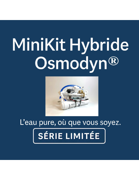 Osmoseur MiniKit Hybride Osmodyn®  à débit direct et usage autonome